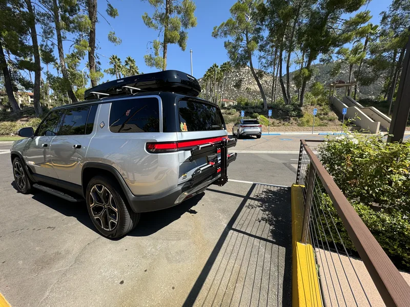Rivian R1S at Lawrence Welk Resort Village, CA, October 2023