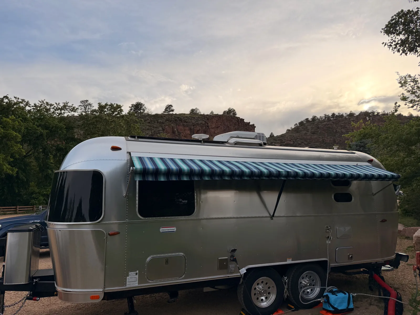 23′ Airstream International at Lyons, CO, June 2026