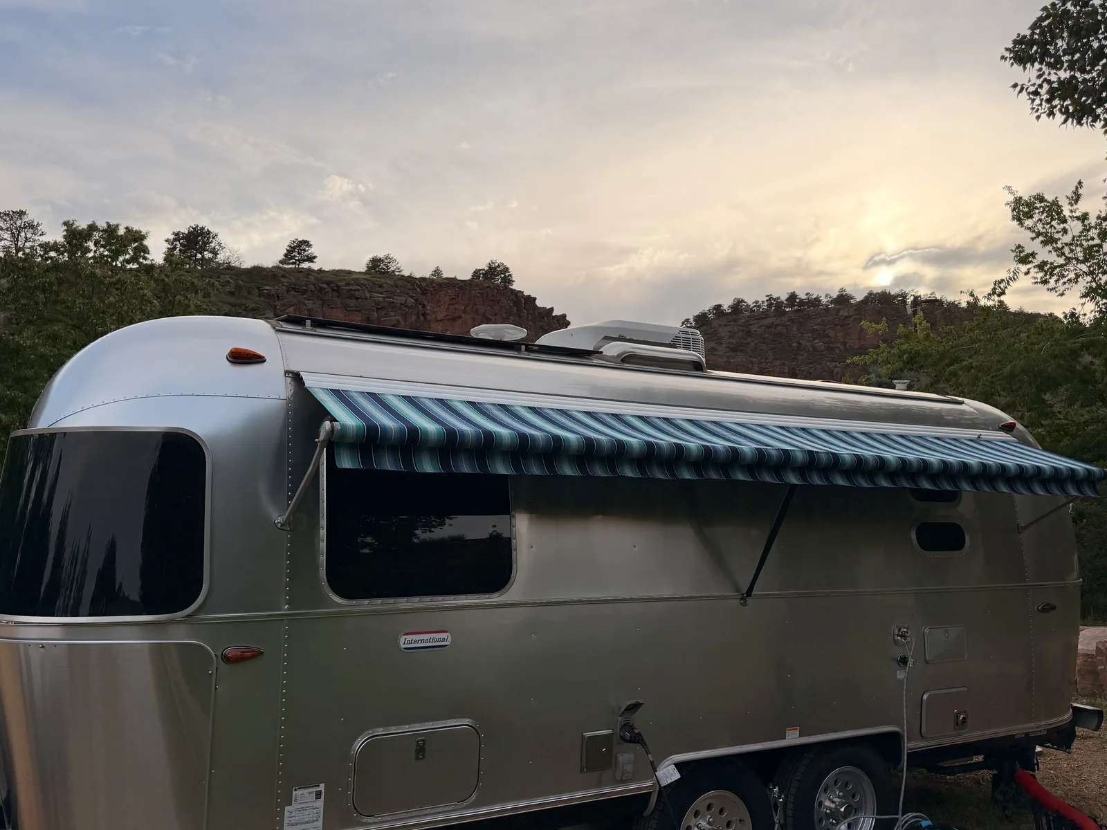 23′ Airstream International at Lyons, CO, June 2026