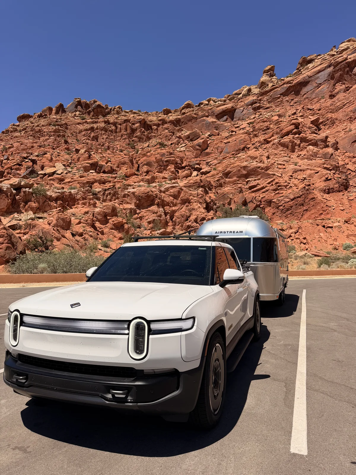 23′ Airstream International at 38.616, -109.621, June 2026