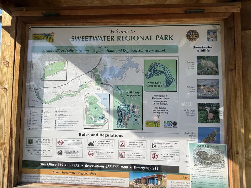 Sweetwater Summit Regional Park campground in Bonita, CA