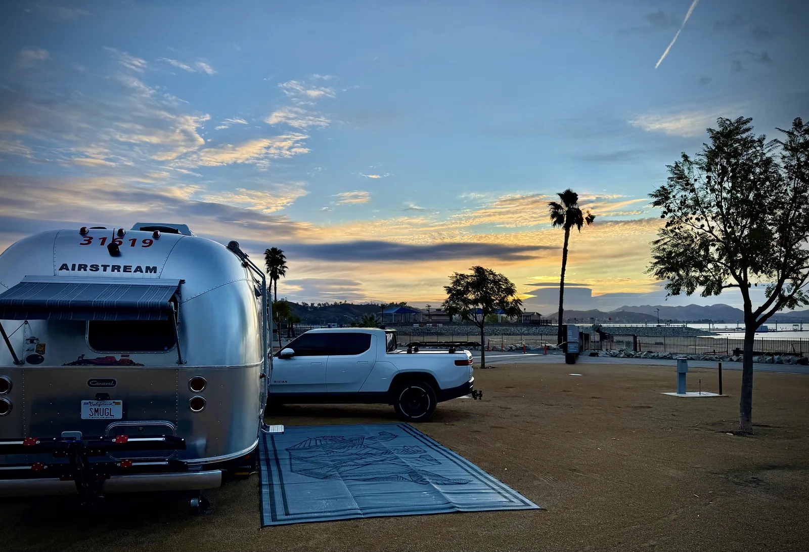20′ Airstream Caravel at Lake Elsinore, CA, March 2025