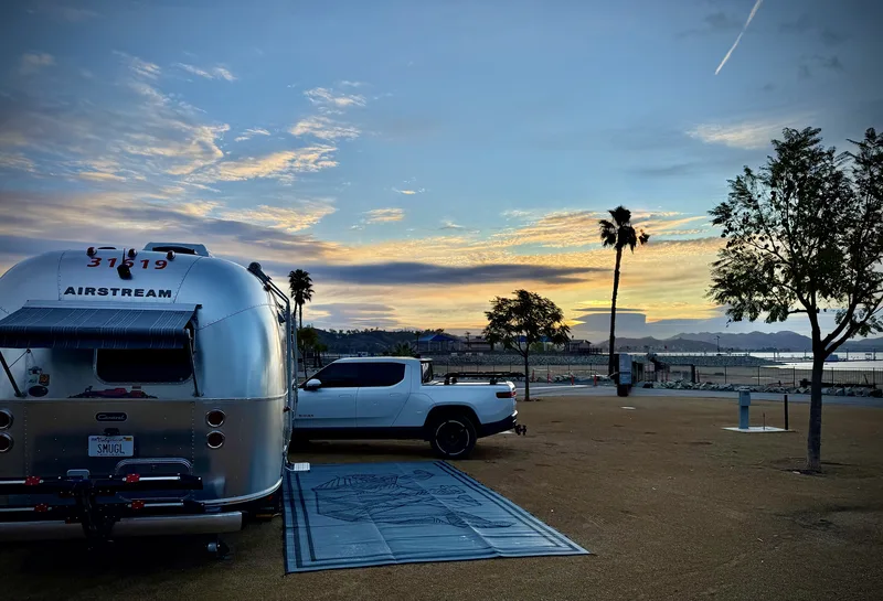 20′ Airstream Caravel at Lake Elsinore, CA, March 2025