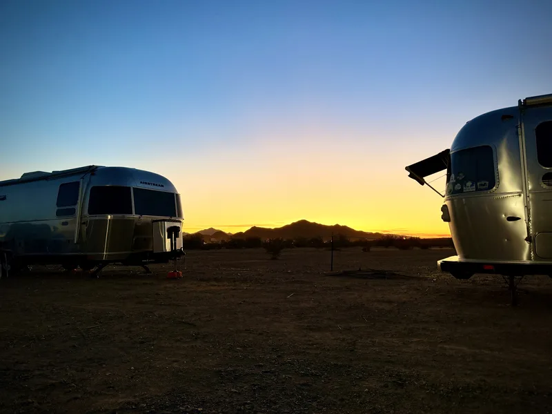 23′ Airstream International at Quartzsite, AZ, January 2026