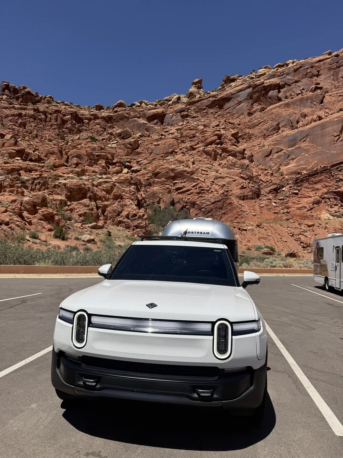 23′ Airstream International at 38.616, -109.621, June 2026