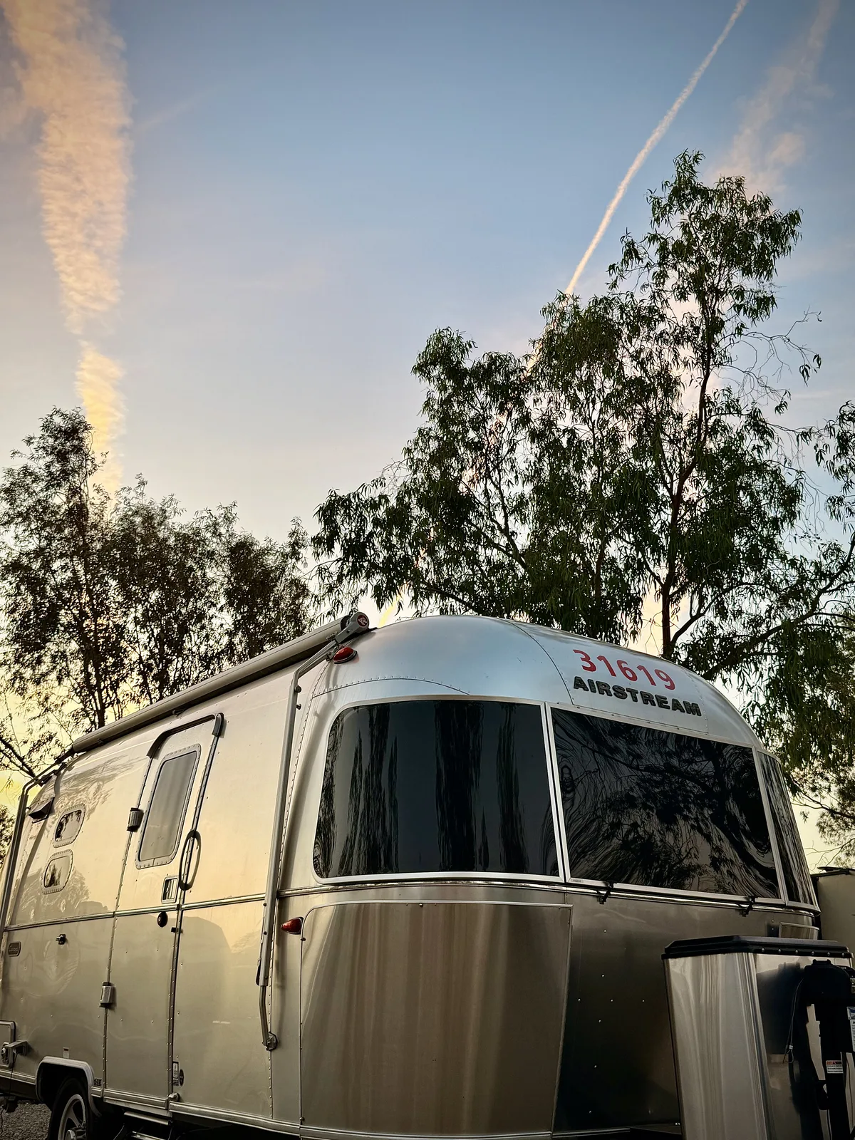 20′ Airstream Caravel at Lost Hills, CA, May 2025