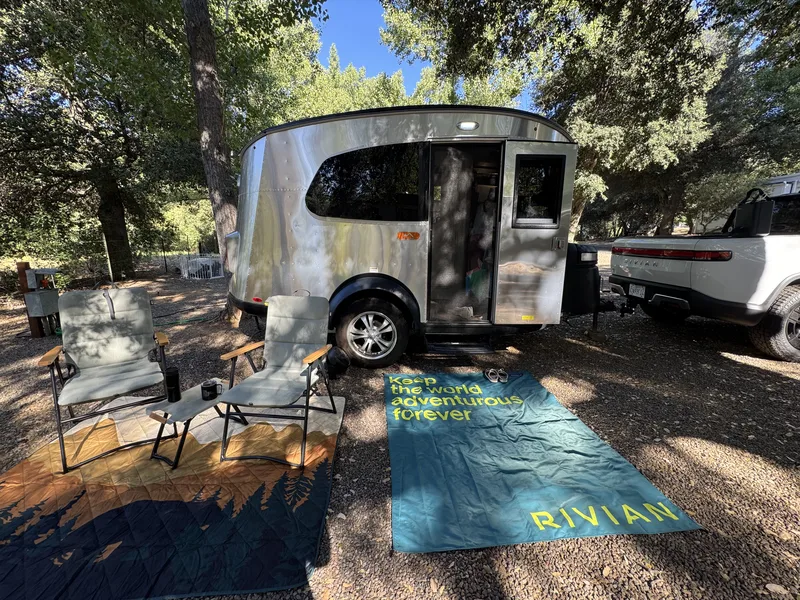 16′ Airstream Basecamp at Harrison Park, CA, July 2024